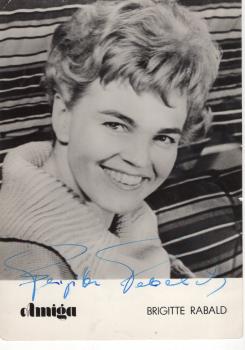 Rabald (†), Brigitte - DDR Schlagersängerin
