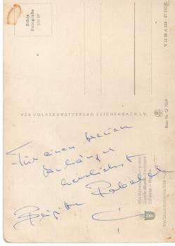 Rabald (†), Brigitte - DDR Schlagersängerin