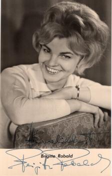 Rabald (†), Brigitte - DDR Schlagersängerin
