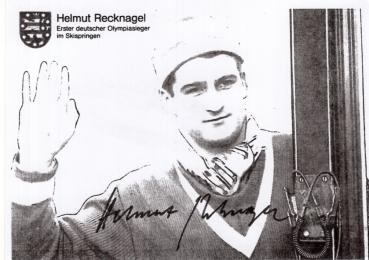 Recknagel, Helmut - erster Deutscher Olympiasieger im Skispringen