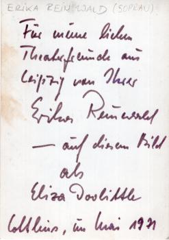 Reinwald, Erika - Sopranistin