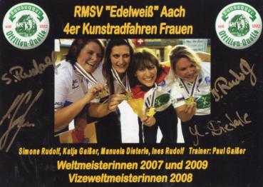 RMSV Edelweiß Aach - Kunstrad Weltmeisterinnen 2007 und 2009