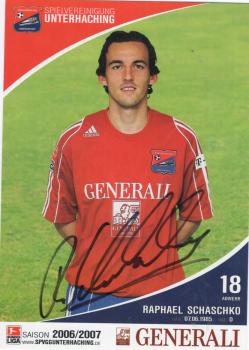 Schaschko, Raphael - SpVgg. Unterhaching (2006/07)