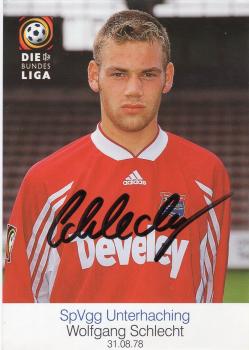 Schlecht, Wolfgang - SpVgg. Unterhaching (1998/99)