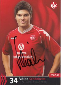 Schönheim, Fabian - 1.FC Kaiserslautern (2007/08)