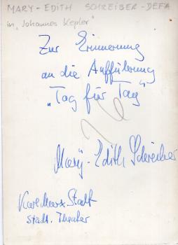 Schreiber (†), Mary-Edith