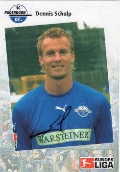 Schulp, Dennis - SC Paderborn (2007/08)