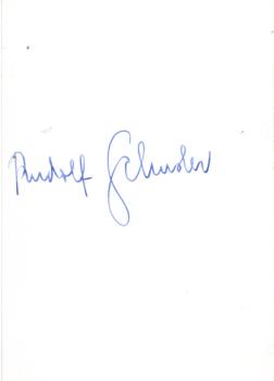 Schuster, Rudolf - ehem. Präsident der Slowakei