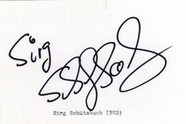 Schützbach, Sirg
