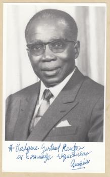 Senghor (+), Leopold Sedar - ehem. Staatspräsident von Senegal