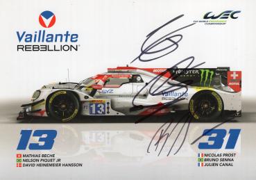 Senna (BR), Bruno & Prost (F), Nicolas & Canal (F), Julien