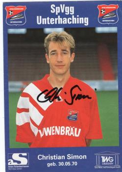 Simon, Christian - SpVgg. Unterhaching (1995/96)