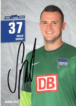 Sprint, Philip - Hertha BSC Berlin (2012/13)