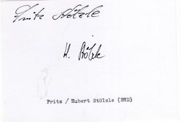 Stölzle, Fritz & Hubert