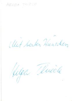 Thiede, Helga - Opernsängerin