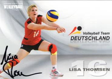 Thomsen, Lisa - Nationalmannschaft