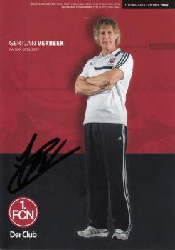 Verbeek, Gertjan - 1.FC Nürnberg (2013/14)