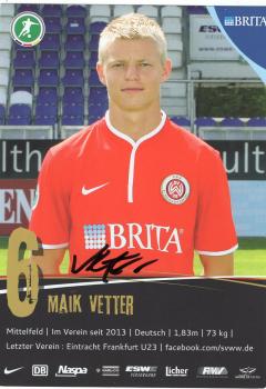 Vetter, Maik - SV Wehen Wiesbaden (2013/14)