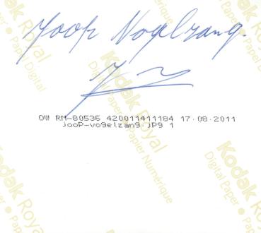 Vogelzang (B), Joop
