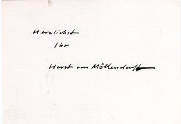 von Möllendorff (†), Horst - Karikaturist