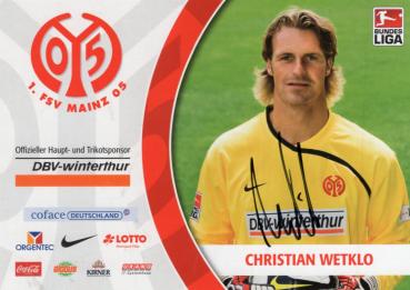 Wetklo, Christian - FSV Mainz (2008/09)