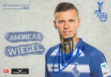 Wiegel, Andreas - MSV Duisburg (2015/16)