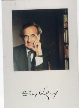 Wiesel (+), Prof. Elie - Friedensnobelpreis 1986