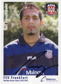 Yosuf, Said Adjmail - FSV Frankfurt (2002/03)