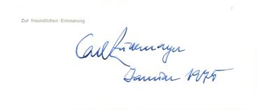 Zuckmayer (+), Carl