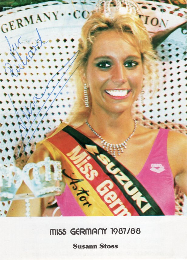 Susann Germany 1987/88 jrautogramme.de - Stoss, - Miss