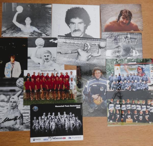 Wasserball Konvolut - 32 Autogramme