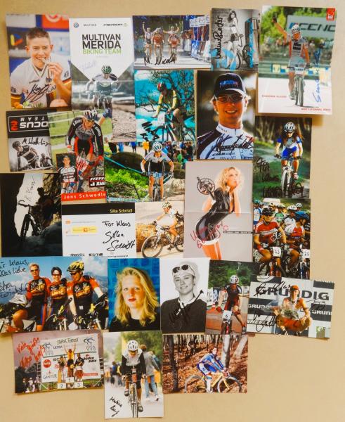 Radsport / Mountainbike Konvolut - 23 Autogramme