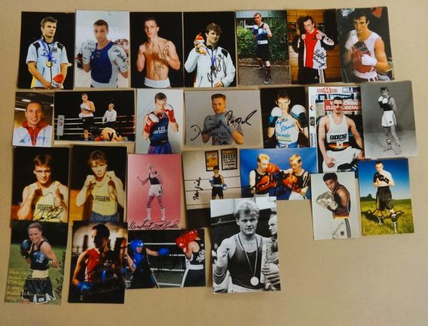 Boxen Konvolut - 26 Autogramme