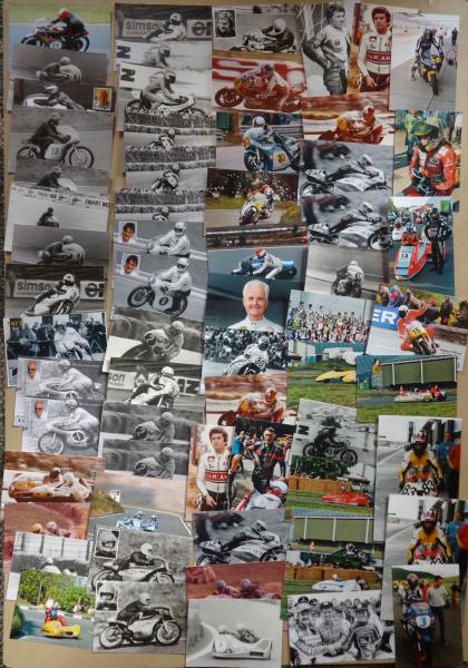 Motorrad Konvolut - über 90 Autogramme + 80 unsignierte Fotos