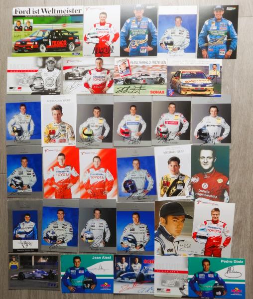 Motorsport - 30 Druckunterschriften