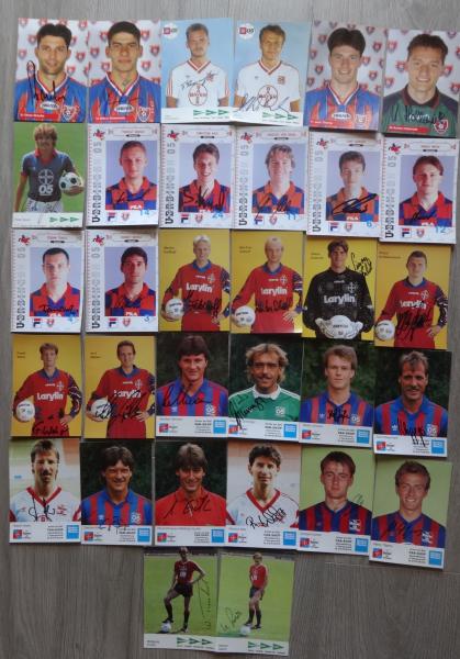 Bayer Uerdingen & KFC Uerdingen (80er und 90er Jahre) - 32 Autogramme