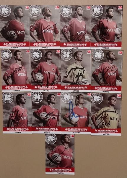 Rot-Weiss Oberhausen (2010/11) - 28 Autogrammkarten