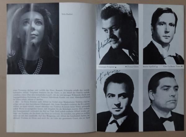 La Traviata - Oper - 8 Autogramme
