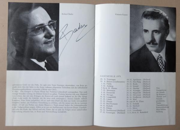 La Traviata - Oper - 8 Autogramme