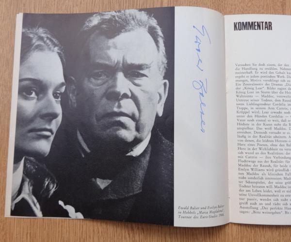Evelyn & Ewald Balser, Ernst Anders, Erns Brünell, Gusti Wolf, M. Horeschosky, Tonio Riedl, Thomas Rau