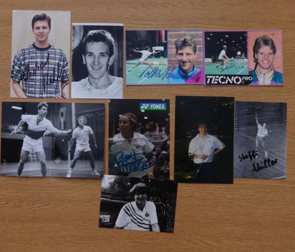 Badminton - 9 Autogramme
