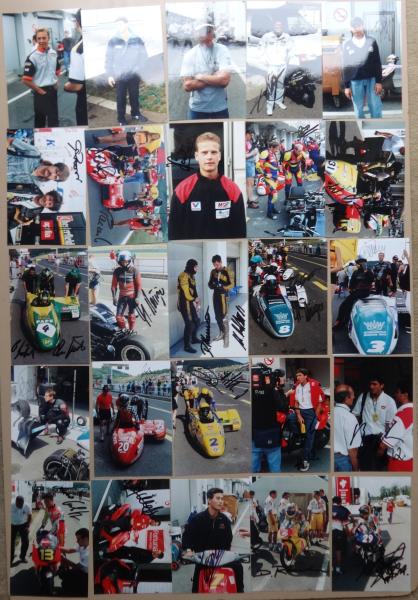 Motorrad Konvolut - 35 Autogramme