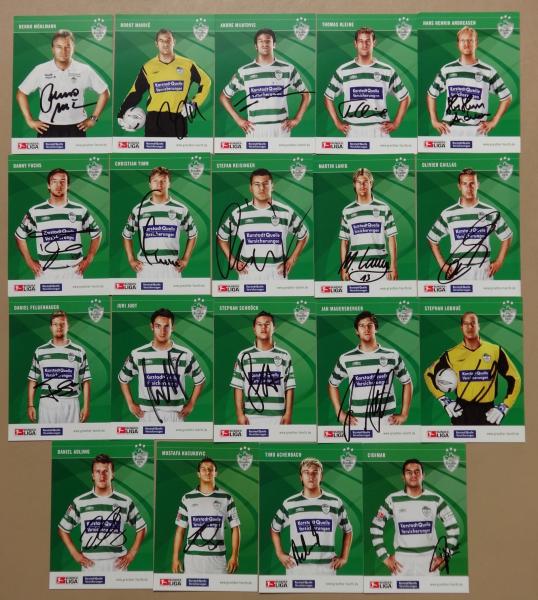 SpVgg. Greuther Fürth (2006/07) - 19 Autogramme