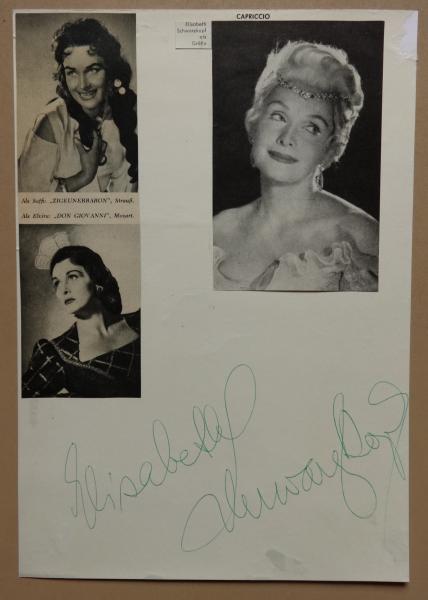 Schwarzkopf (†), Elisabeth - Opernsängerin