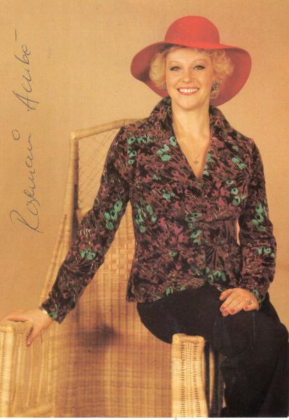 Ambe (†), Rosemarie - Schlagersängerin und DDR Fernsehmoderatorin