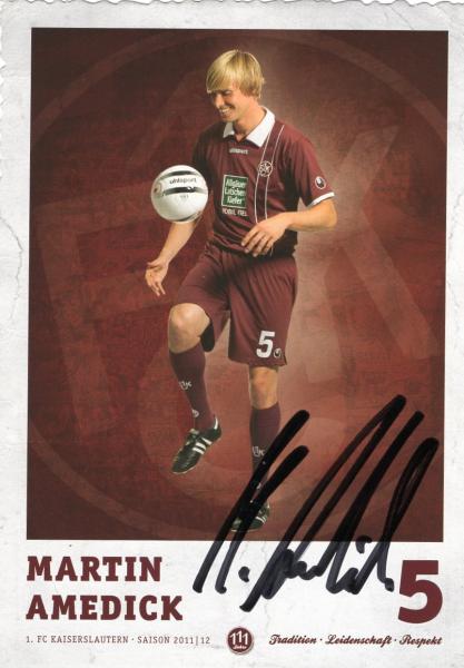 Amedick, Martin - 1.FC Kaiserslautern (2011/12)