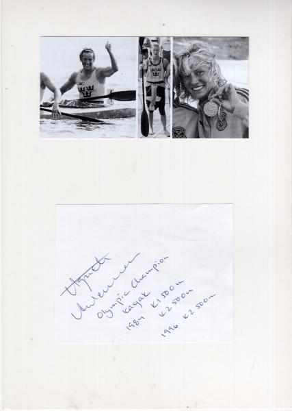 Andersson (S/†), Agneta - Olympiasiegerin 1984