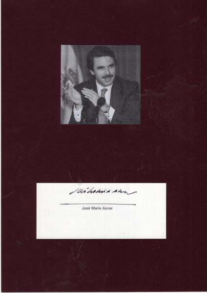 Aznar, Jose Maria - ehem. Ministerpräsident von Spanien