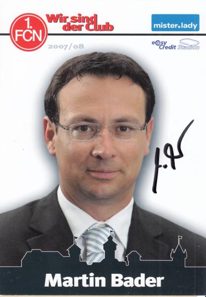 Bader, Martin - 1.FC Nürnberg (2007/08)