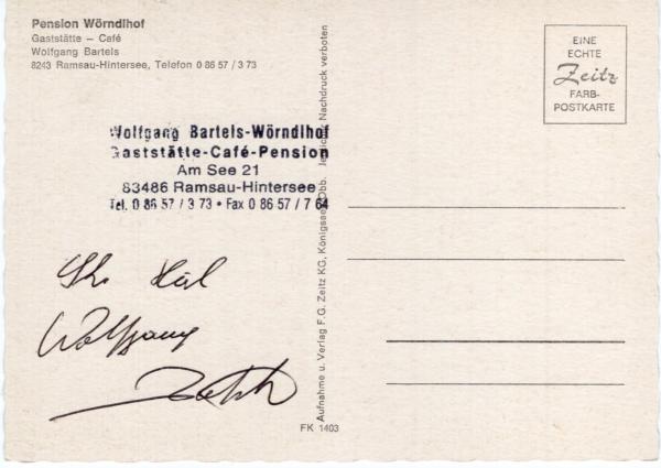 Bartels (†), Wolfgang